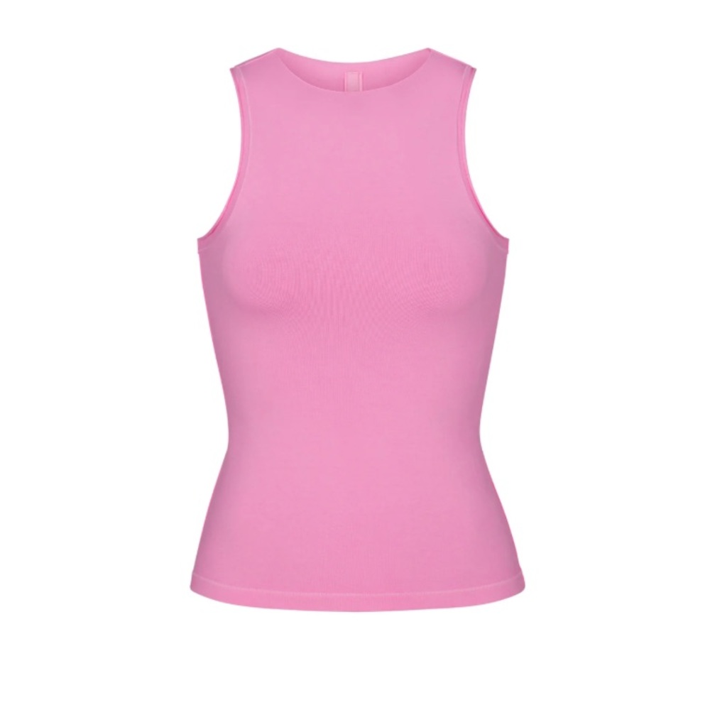 BNWT Skims Outdoor Mock Neck Tank - bubblegum